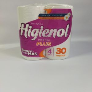 HIG. HIGIENOL PLUS BLANCO. 30mts BLANCO VIRGEN. D/H C/GOFRADO