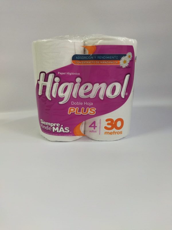 HIG. HIGIENOL PLUS BLANCO. 30mts BLANCO VIRGEN. D/H C/GOFRADO