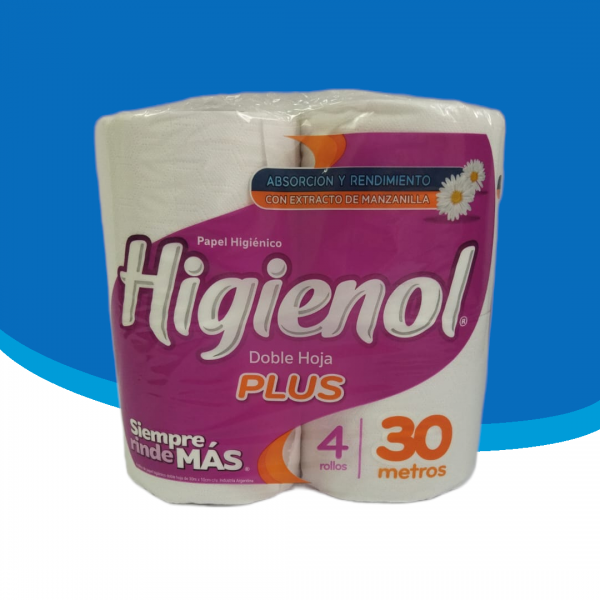 Papel Higiénico Higienol PLUS Blanco