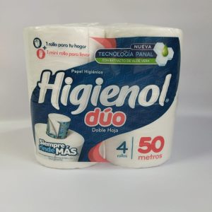 HIG. HIGIENOL DUO ALOE 50. BLANCO VIRGEN. D/H.